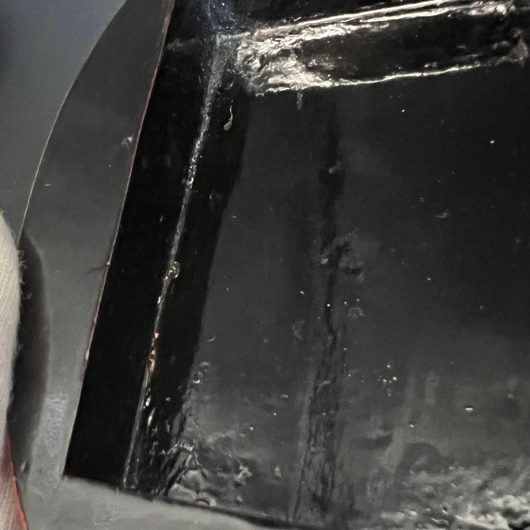 ◎古道具 庵々◎江戸-明治期 輪島塗 鶴形 蓋物◎時代物侘び寂び和置物 朱塗骨董