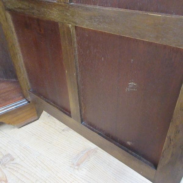 イギリス アンティーク 家具 コーナーキャビネット 飾り棚 英国 6958d