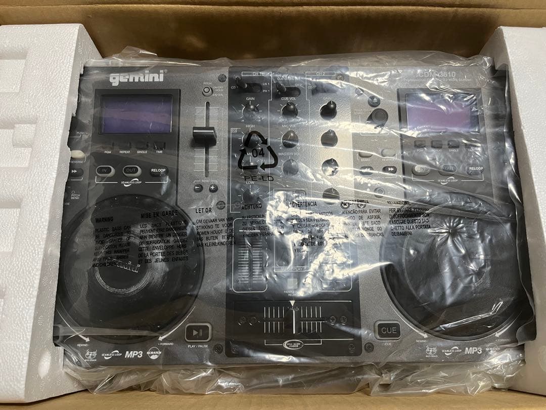送料込 gemini CDM-3610 MP3対応 DJ機材