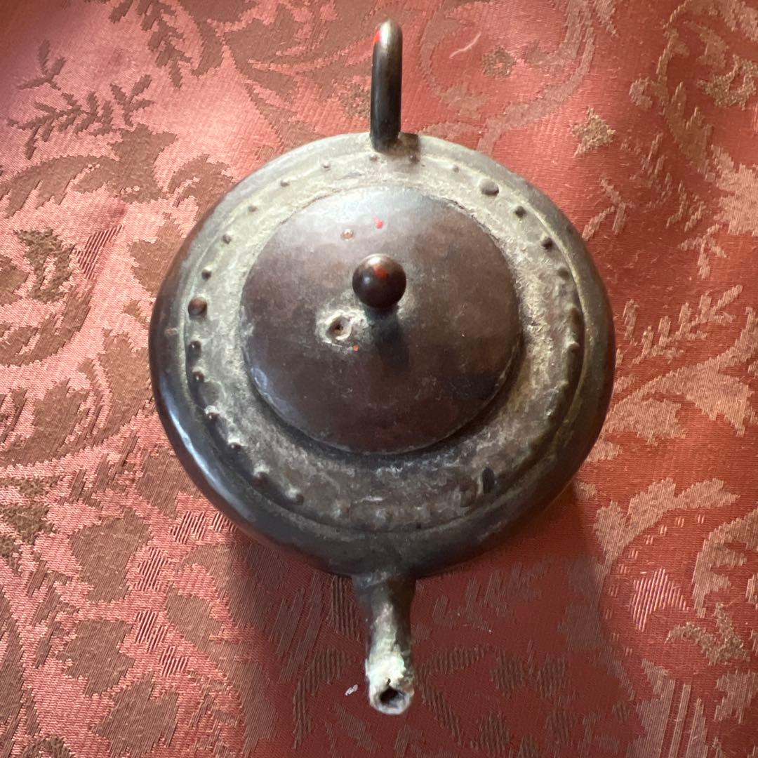 信水造　銅水滴　幅9.0×奥行6.0×高さ5.8cm