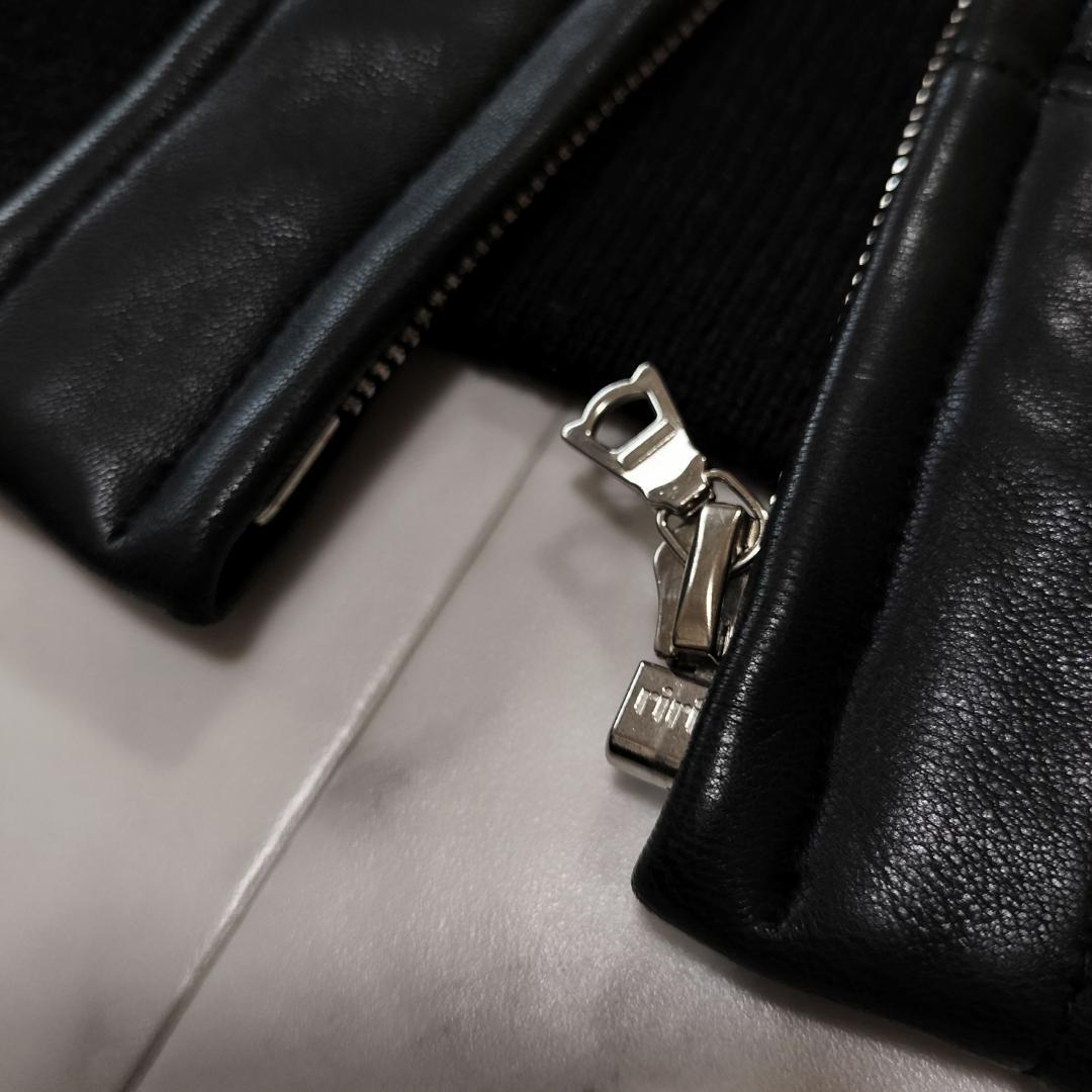 名作 A.P.C. MOTO BLOUSON モトブルゾン XS S~M 羊革