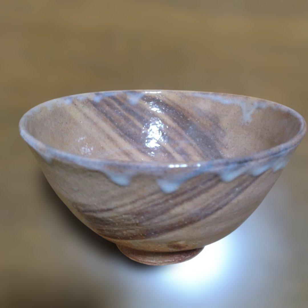 萩焼　波多野善蔵さんの刷毛目茶碗　抹茶茶碗