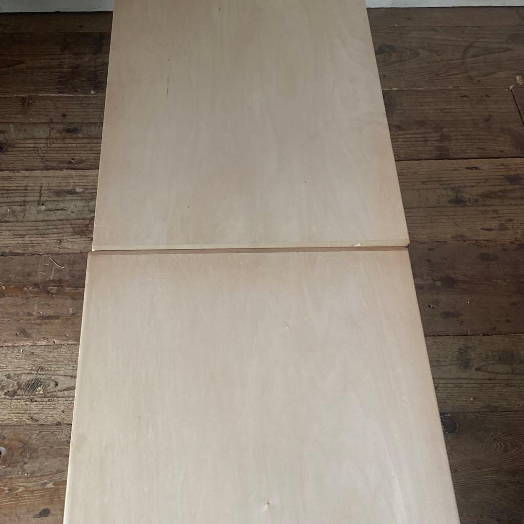 当時もの 未使用 ヴィンテージ レトロ 折り畳み 裁縫テーブル