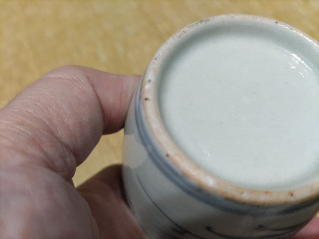 古伊万里　楓　そば猪口　初期様式　無傷・美品