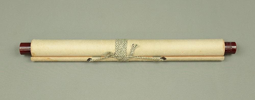 徳弘董斎 1807-1881 砲術家 画家 土佐 高知「布袋」掛軸 肉筆 紙本