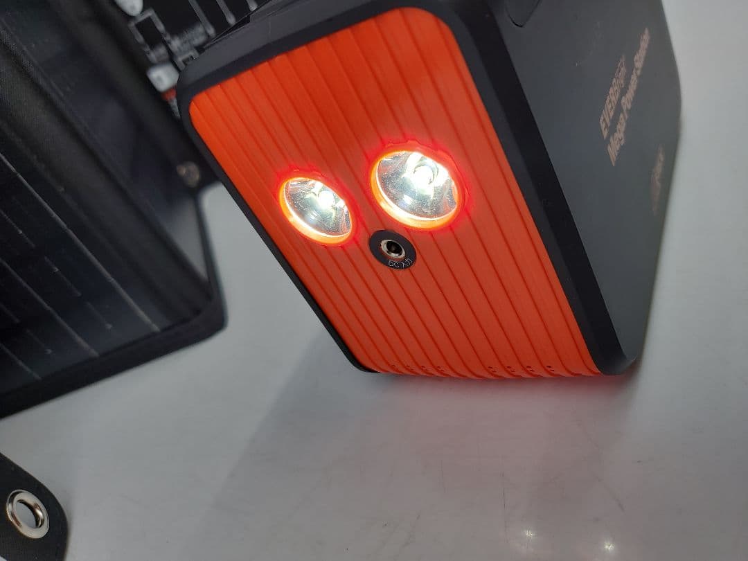 エバーブライト大容量ポータブル電源メガパワーステーション+21W ソーラーパネル