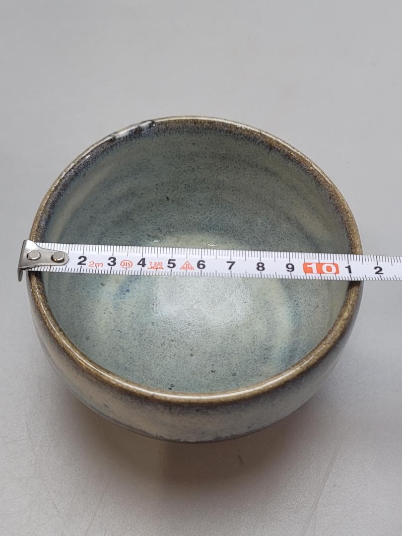 浜田晋作 造 掛合釉茶碗 共箱 未使用 DT551