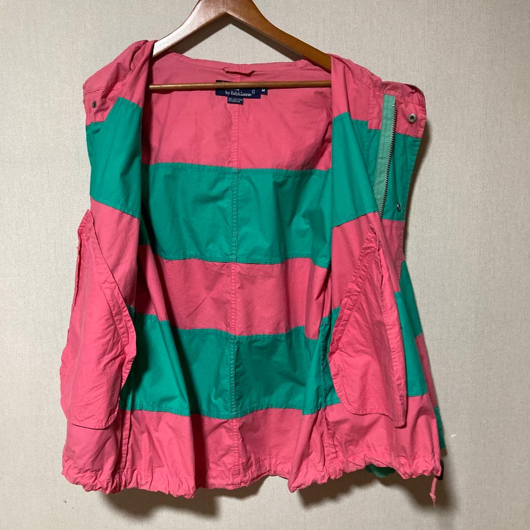 SK レア 90s ポロ ラルフローレン カラーブロック ヨットパーカー