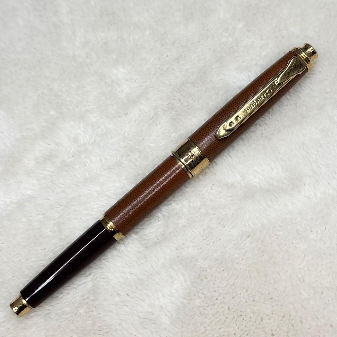 希少☆ Burberry Libera 革張　シャープペンシル　芯径0.5mm