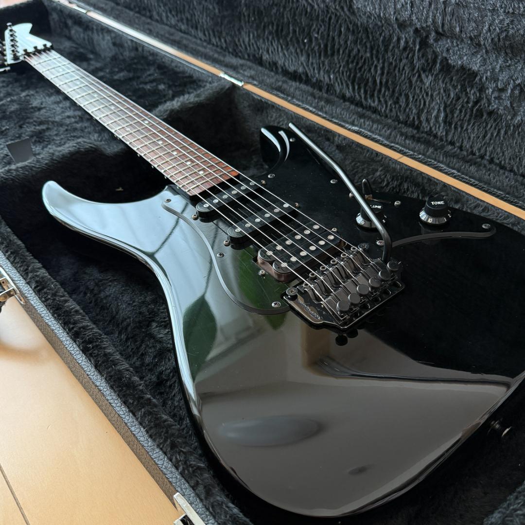 【メンテ済】86年製 FERNANDES FR-55 Black アルダーボディ