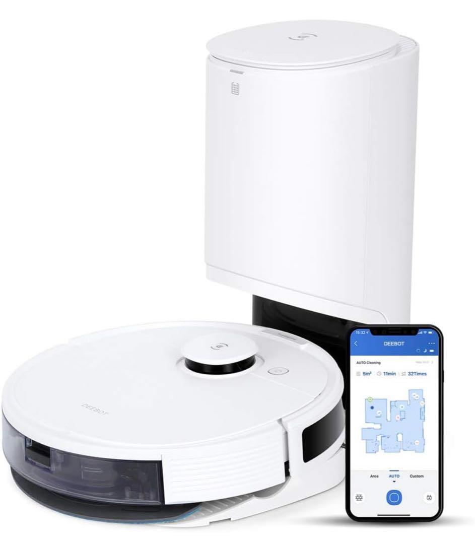 ECOVACS 自動ゴミ収集/水拭き　DEEBOT N8+ お掃除ロボット