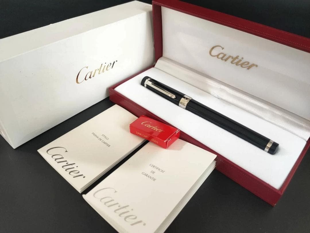 未使用 Cartier パシャ ドゥ カルティエ 万年筆 ペン先18K プラチナ