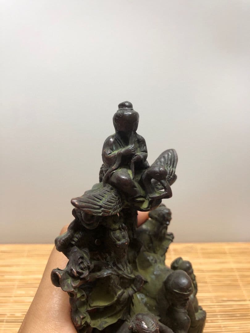 銅 細工 八仙過海銅像 居宅 風水 開運 招財 装飾品 工芸品 置物