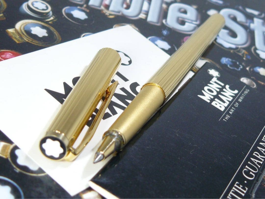 モンブラン　★金運を呼ぶ！黄金の総金張りの価値の高い逸品！★ノブレスNo1347