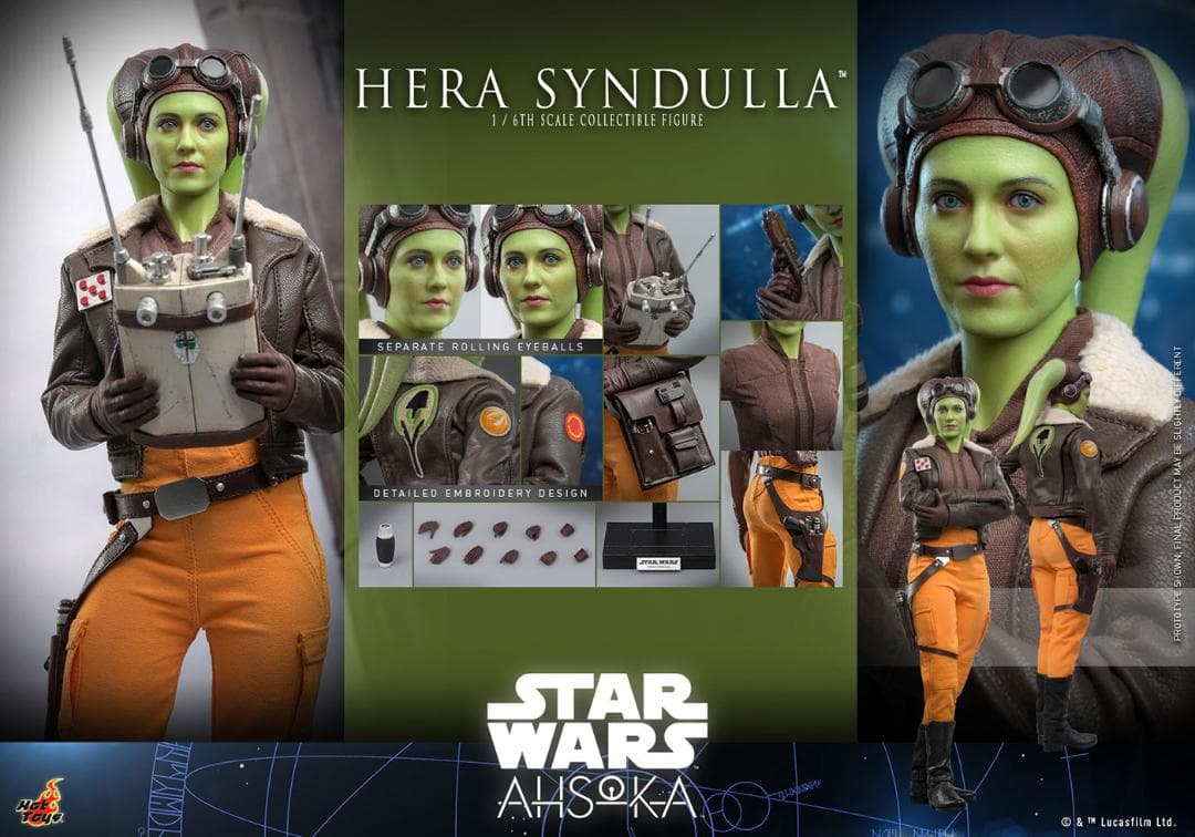 ホットトイズ 1/6スター・ウォーズ アソーカ ヘラ・シンドゥーラ TMS113