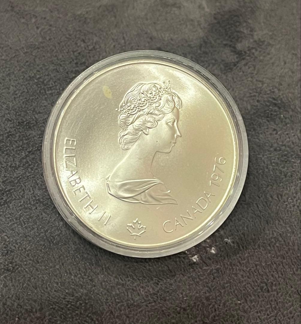 モントリオールオリンピック 記念銀貨　5ドル銀貨 1976