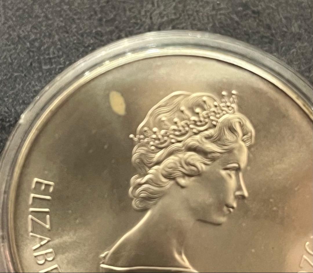 モントリオールオリンピック 記念銀貨　5ドル銀貨 1976