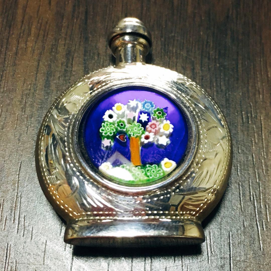 銀細工 銀製品 香水入れ シルバーアクセサリー アンティークアクセサリー