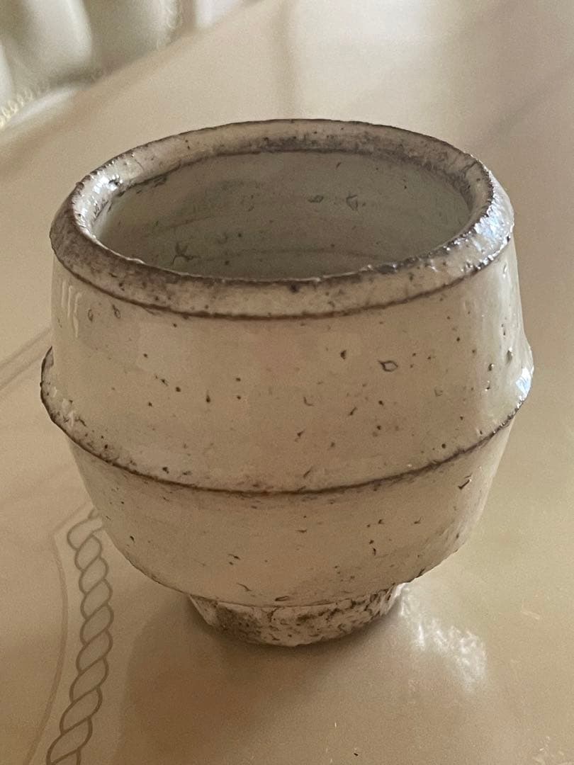 船木研兒　白釉　ぐい呑