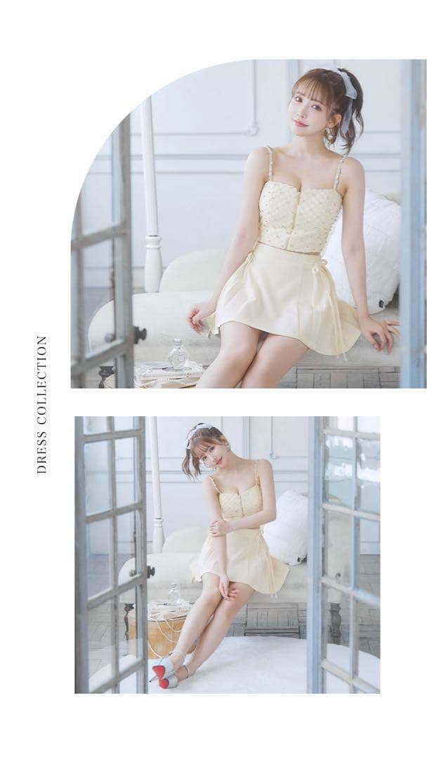 ROBE de FLEURS/ローブドフルール セットアップミニドレス