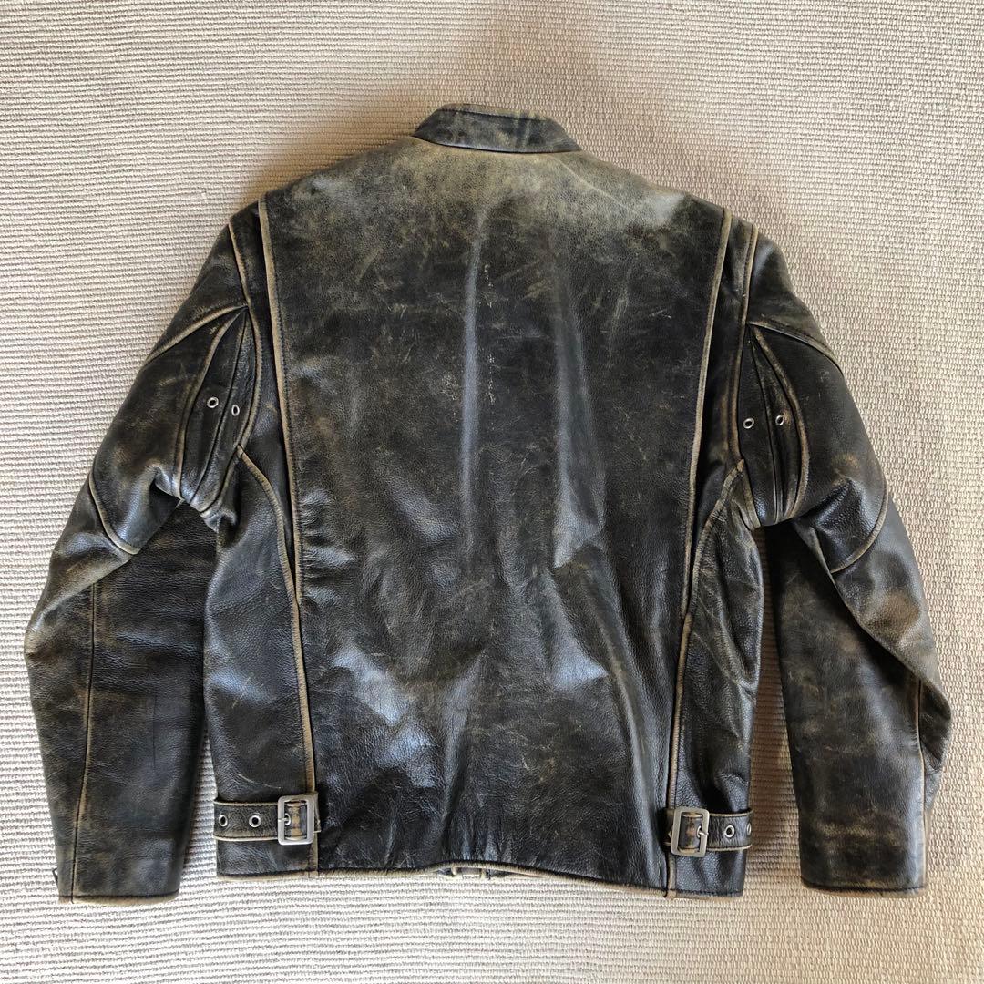 FREEDAM シングルライダースジャケット レザージャケット 牛革