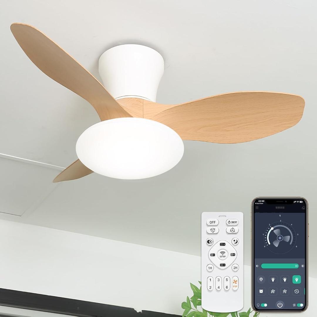 【新品未使用】シーリングファンライト ONRIU led ファン付 特許取得