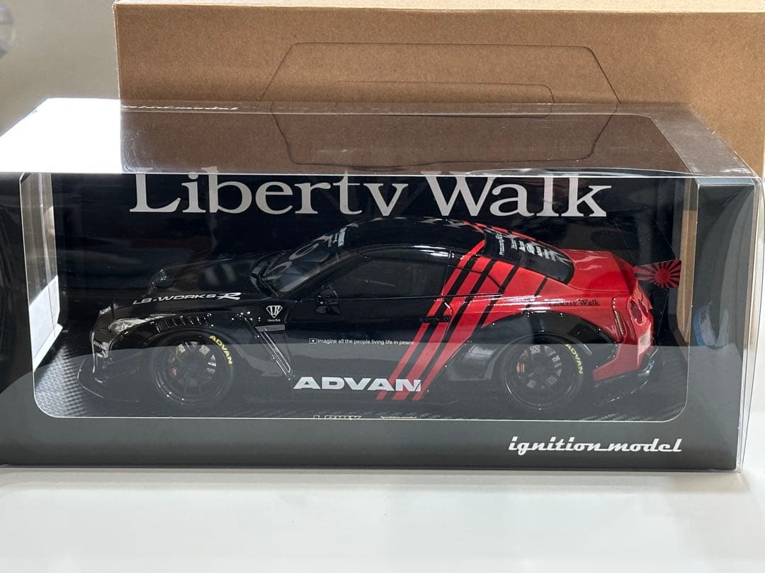 イグニッションモデル 1/18 LB-WORKS GT-R R35 ADVAN