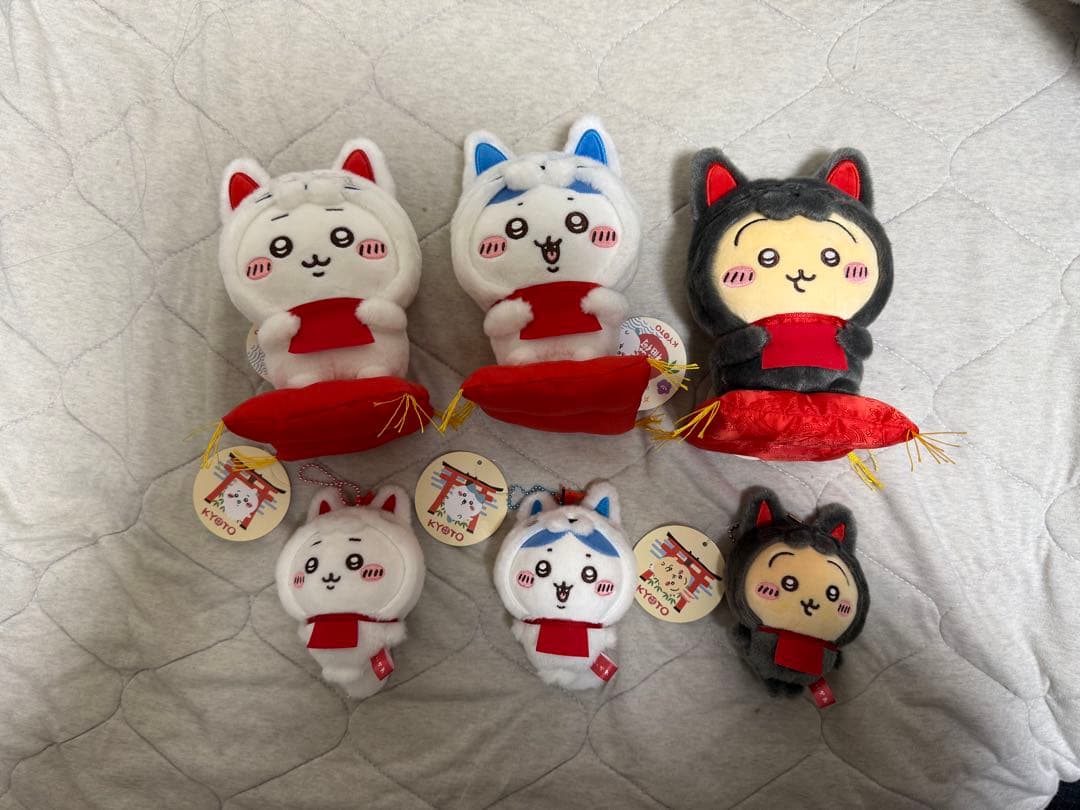 ちいかわ　伏見稲荷神社ぬいぐるみセット
