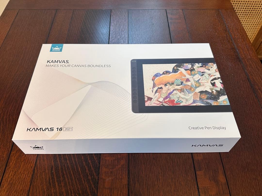 【美品】HUION KAMVAS 16 (2021) 液晶ペンタブレット