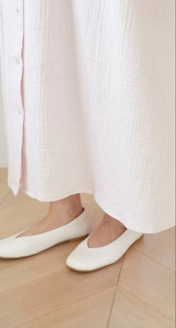 【新品・未使用】gelato pique マタニティガーゼワンピース（ミント）