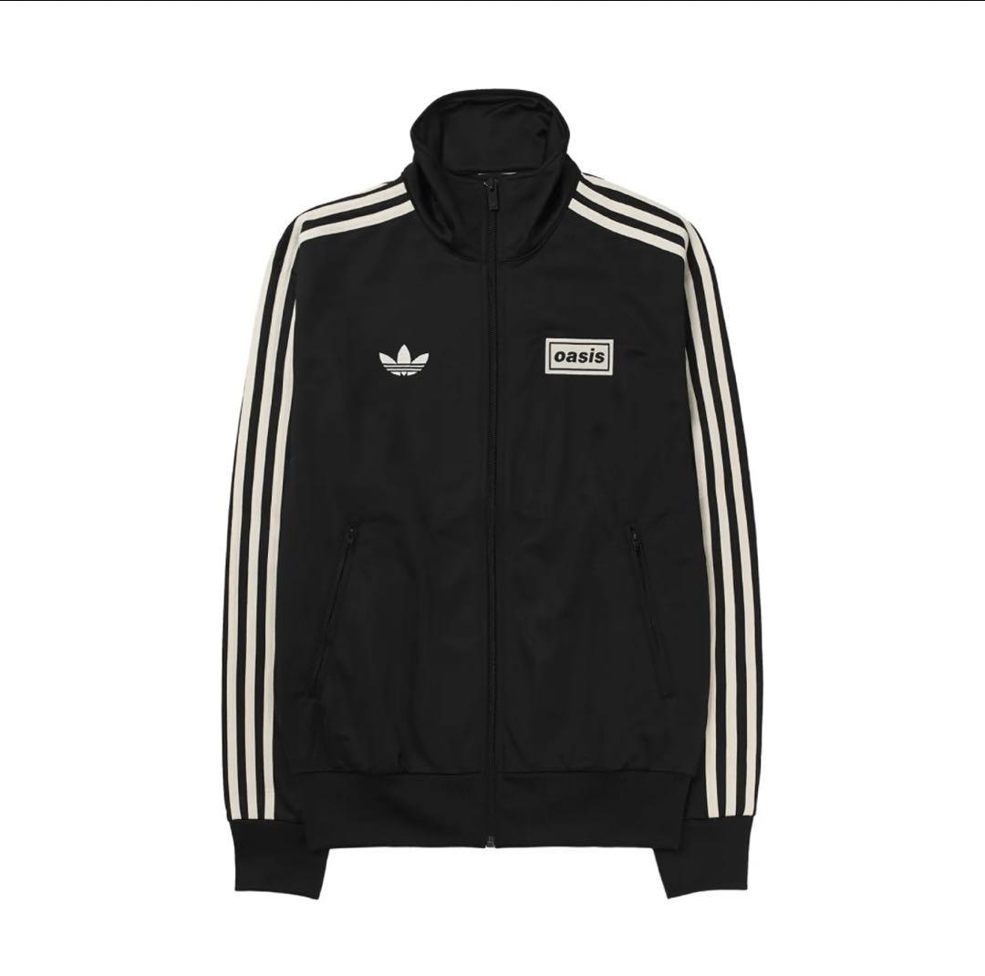 adidas x Oasis ツアー　ファイヤーバード　トップ　黒　Mサイズ