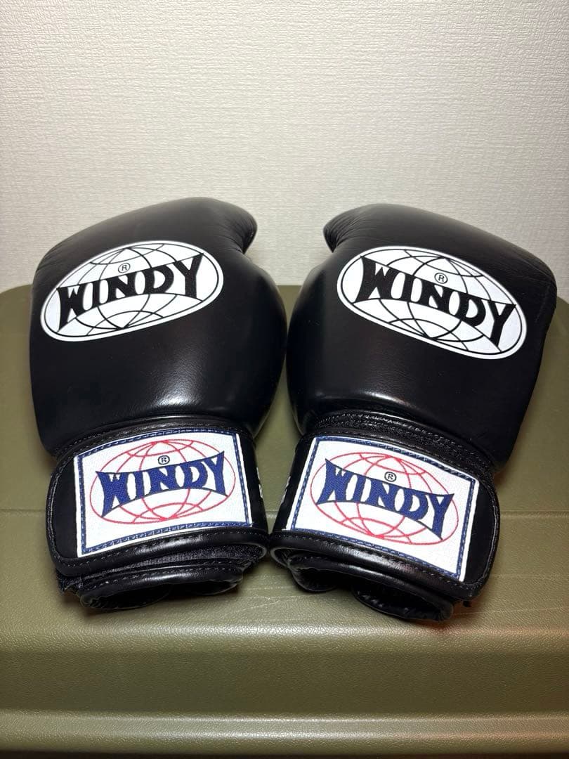 WINDY ボクシンググローブ 8 oz ブラック