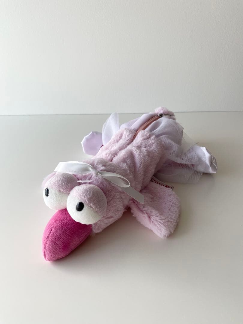 ラスト1点！新品 ニキ NICI ハチドリ　バレリーナ　ペンケース　ぬいぐるみ