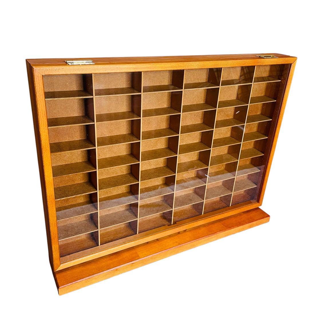 トミカ　ミニカー　コレクションケース　48台　木製　アクリル