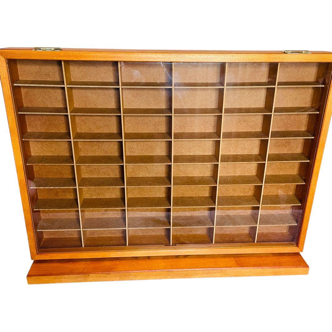 トミカ　ミニカー　コレクションケース　48台　木製　アクリル