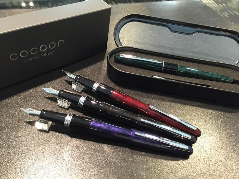 パイロット　コクーン　COCOON　2015年限定万年筆　４本セット