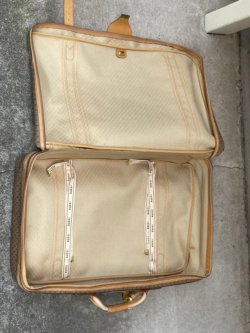 【希少品】オールドグッチ シェリーライン GGスプリーム トラベルバッグ