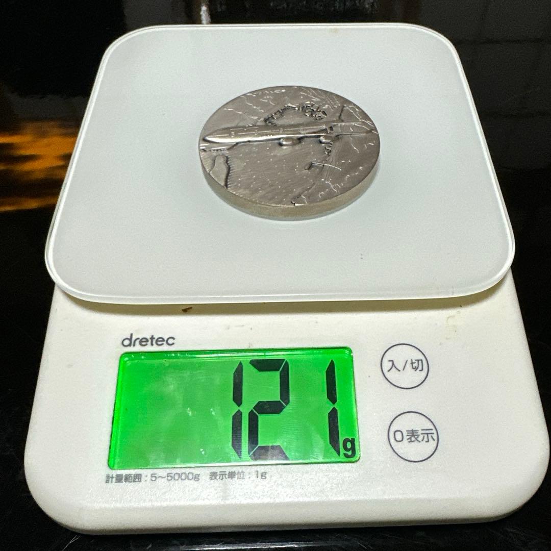 j*n様 関西国際空港 開港記念貨幣 発行記念 純銀 メダル 120g