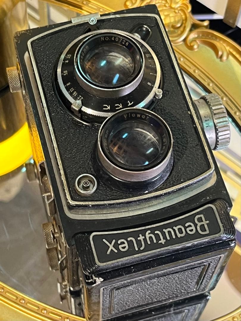 Beautyflex 二眼レフ Telmer 80mm f3.5 完動品
