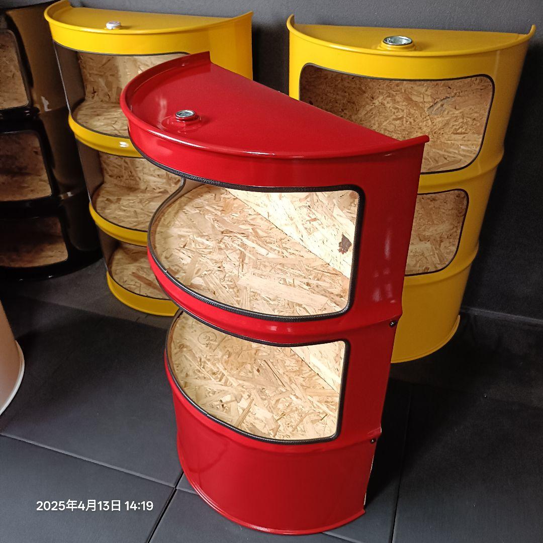 ドラム缶remakeBOXアート！シルバー