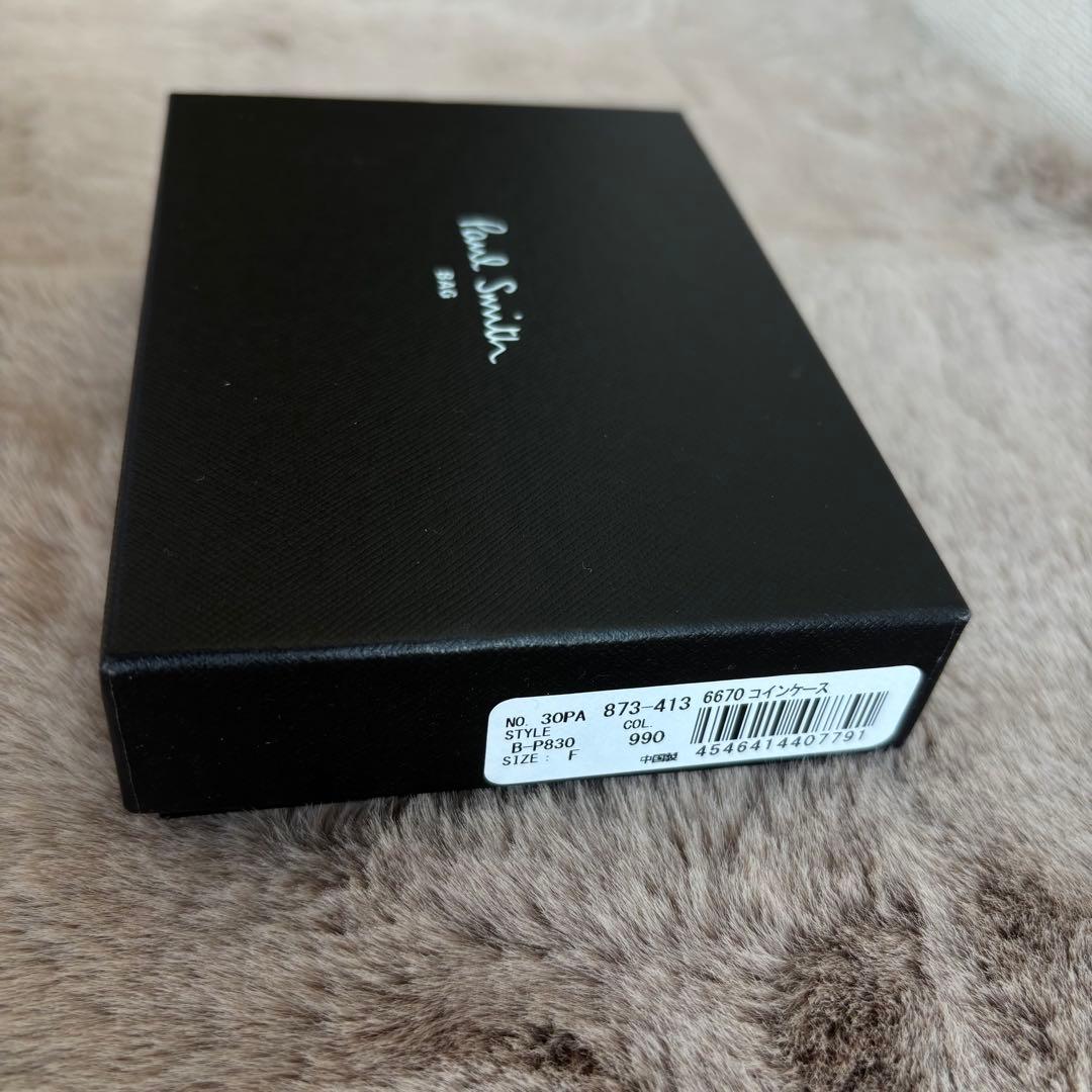 ★新品未使用　ポールスミス 黒 レザーケース　牛革