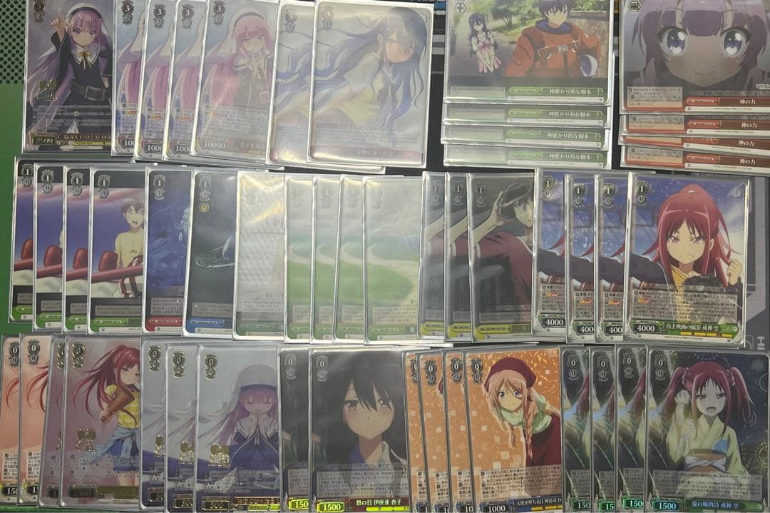 ヴァイスシュヴァルツ　神様になった日　デッキ　パーツ付　SR多め