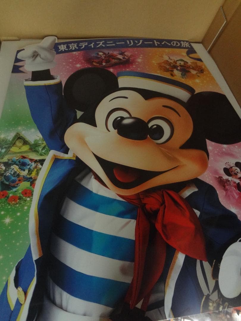 ミッキーマウス・ディズニーランド　　入手困難非売品　　170㎝等身大POP●