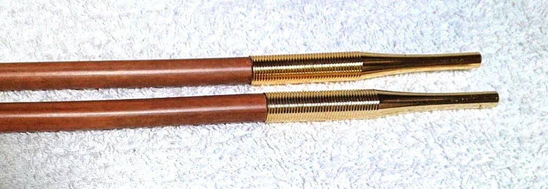 茶道具 如心斎好煙管壱双A447