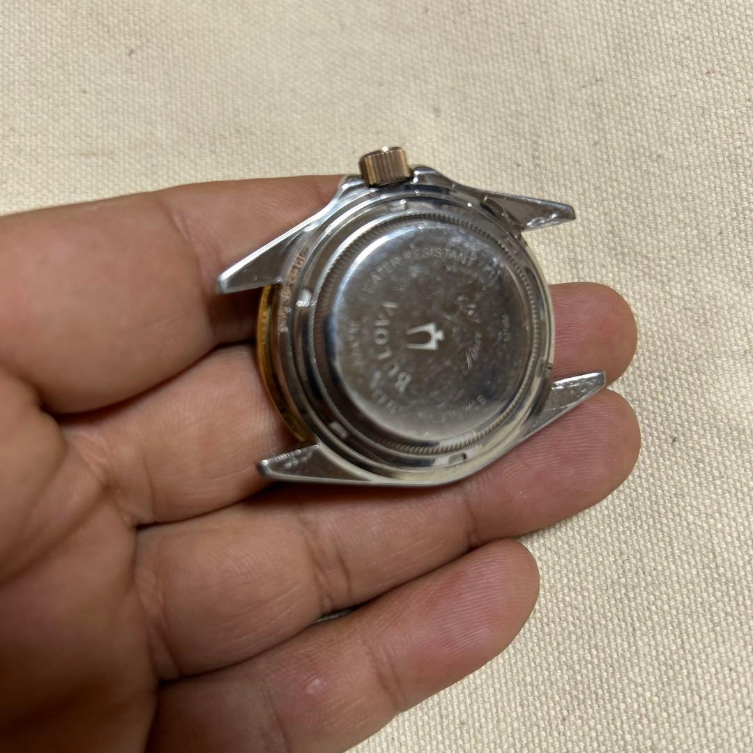 鼎*家様 Bulova 自動巻き腕時計 ゴールド/ブルー