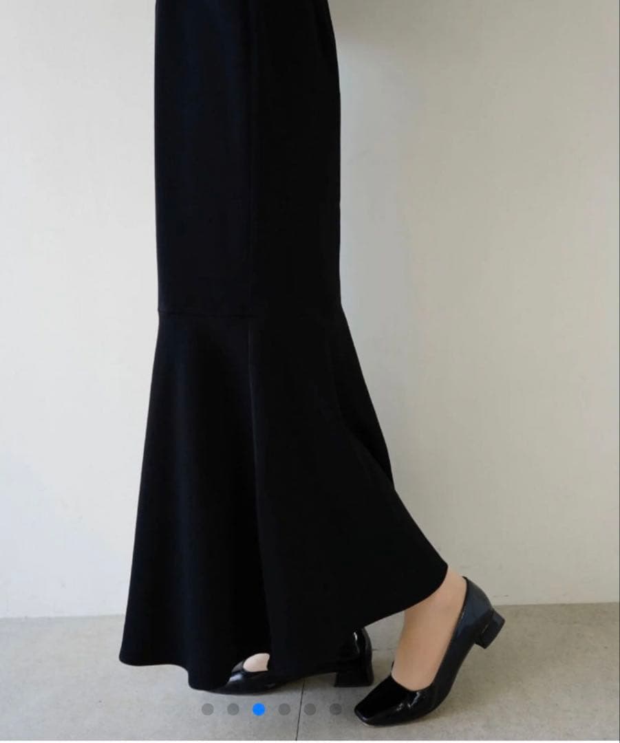 acka sheerpuffdress シアーパフドレス 黒 ブラック