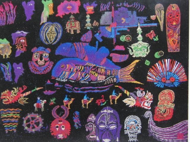 山崎忠明、夢コレクション、希少画集画、新品高級額装付、状態良好