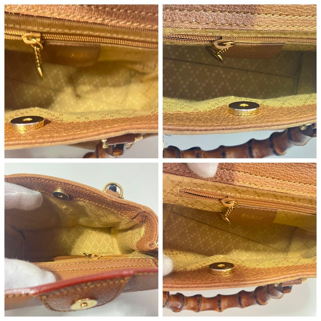 GUCCI グッチ バッグ ミニショルダーバッグ バンブー2WAYスエードレザー