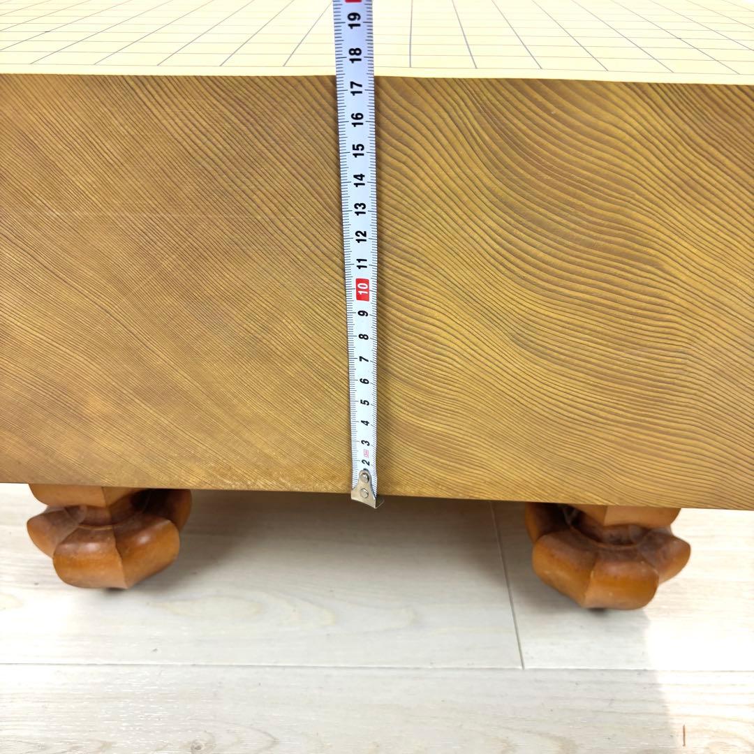 【美品】新榧　天地柾　碁盤蛤碁石号　碁笥セット 高級品　桐箱　碁盤へそ