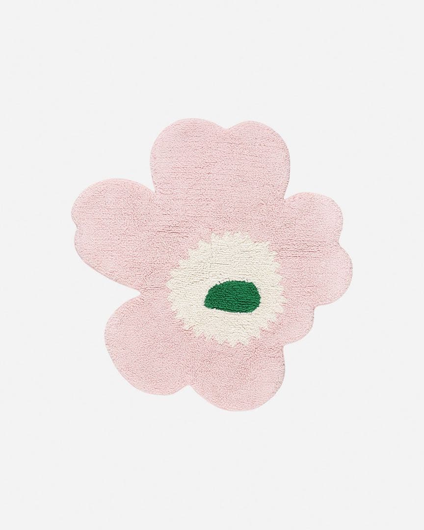 【新品】marimekko unikko バスマット ライトピンク